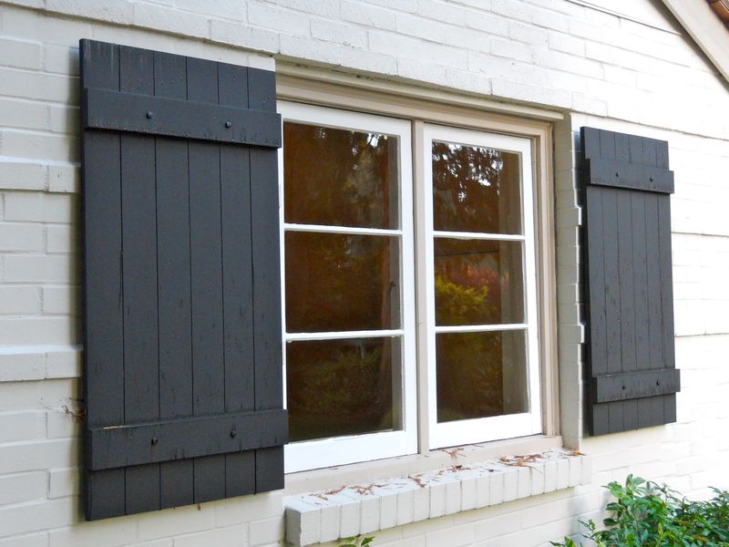 Can vinyl shutters be painted? We have some shutters that were black